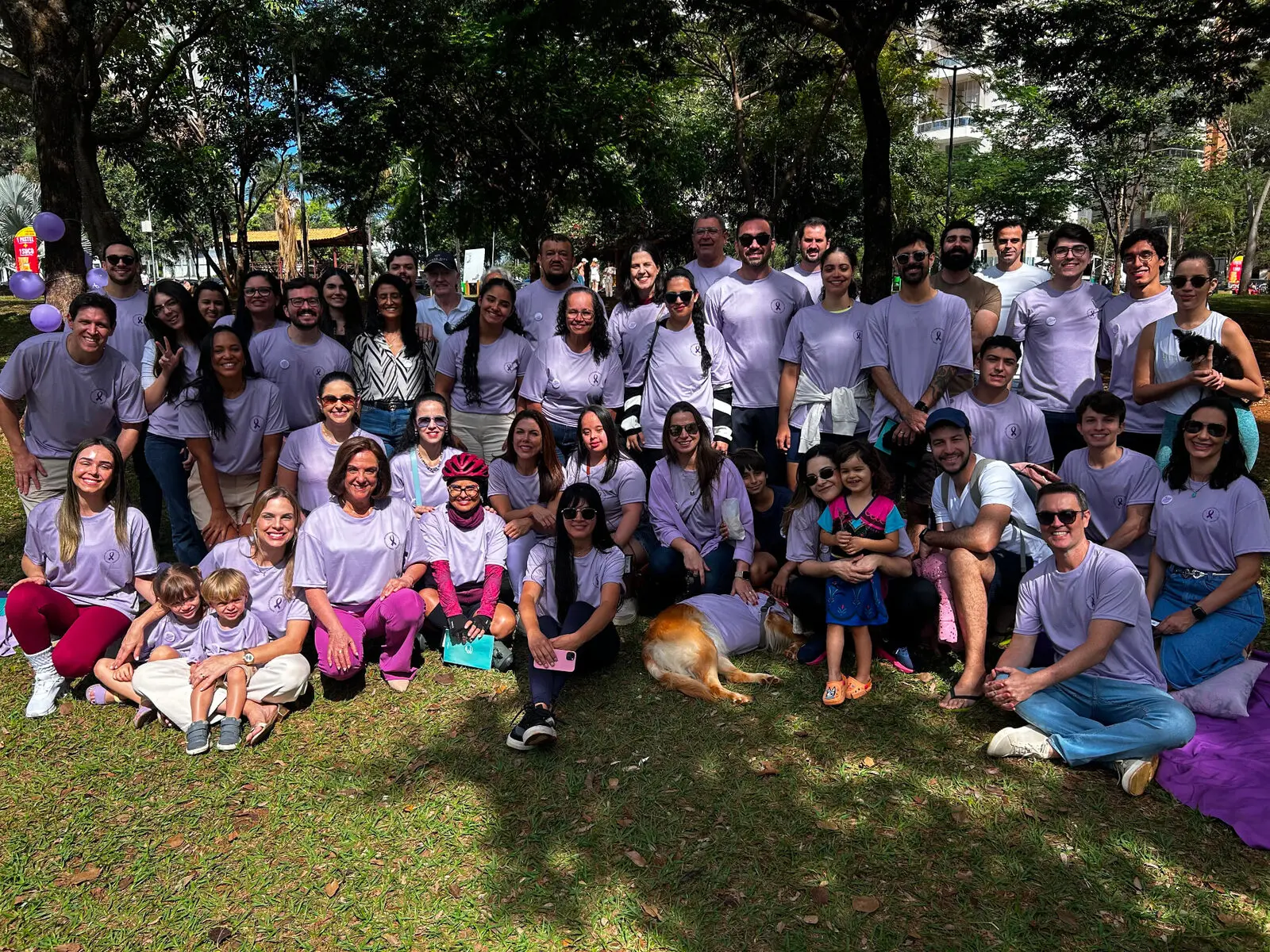 Encontro do ConeCare em Movimento no parque